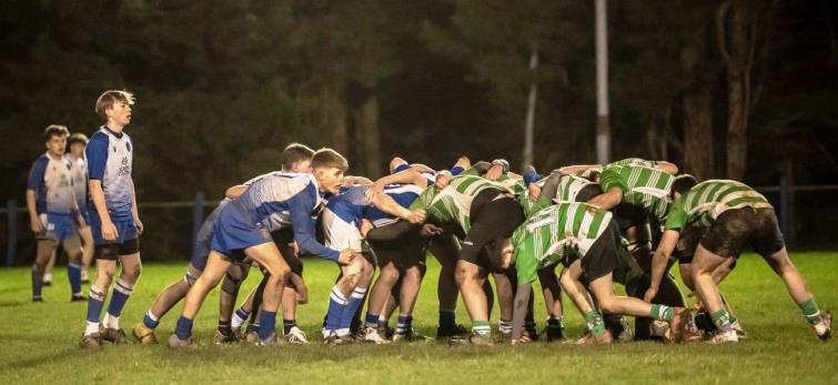 Whitland win this scrum